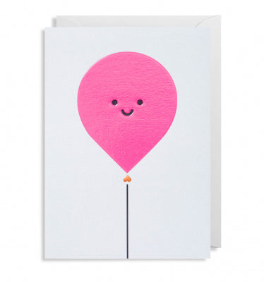 Big Pink Balloon Greeting Card