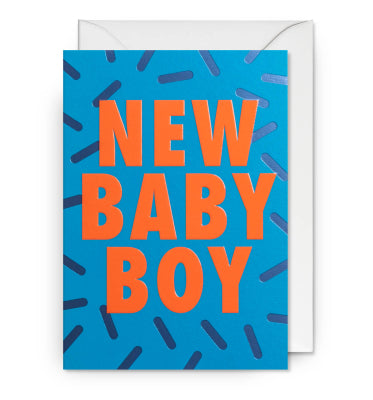 New Baby Boy Greeting Card