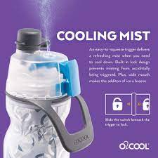 O2COOL ArcticSqueeze Mist N Sip Water Bottle - Tie Dye