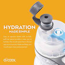 O2COOL ArcticSqueeze Mist N Sip Water Bottle - Tie Dye