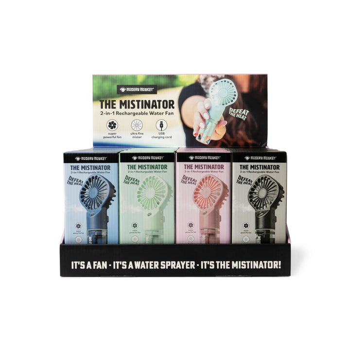 The Mistinator 2-in-1 Rechargable Misting Fan