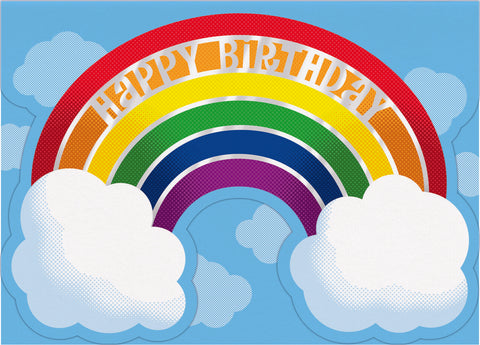 Rainbow Explosion Birthday Card