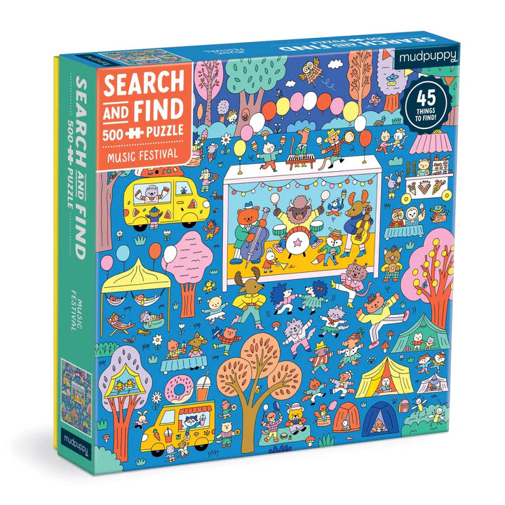 Music Festival Search & Find 500pc Family Jigsaw Puzzle