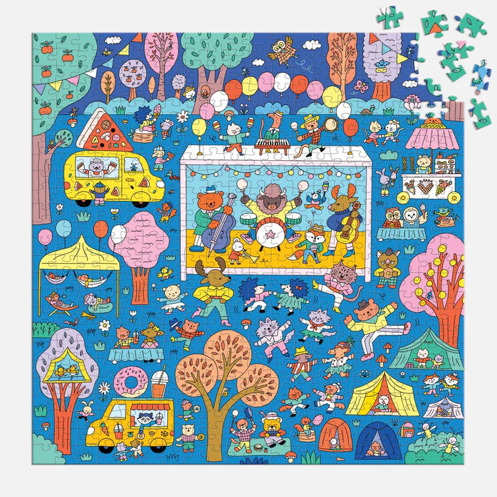 Music Festival Search & Find 500pc Family Jigsaw Puzzle