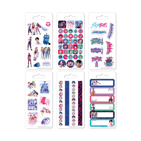 KPop Demon Hunters Stickerland Pack (6 Sheets)