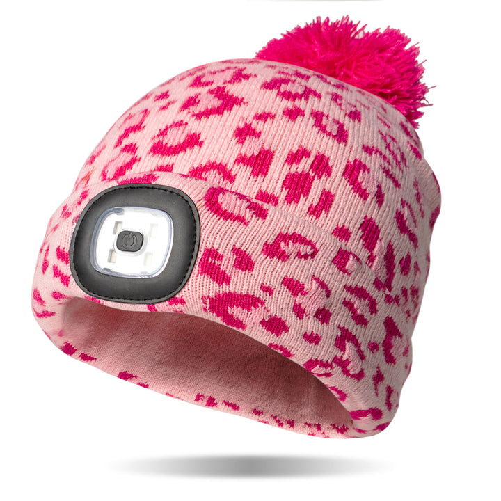 Kids Rechargeable LED Beanie - Patterned