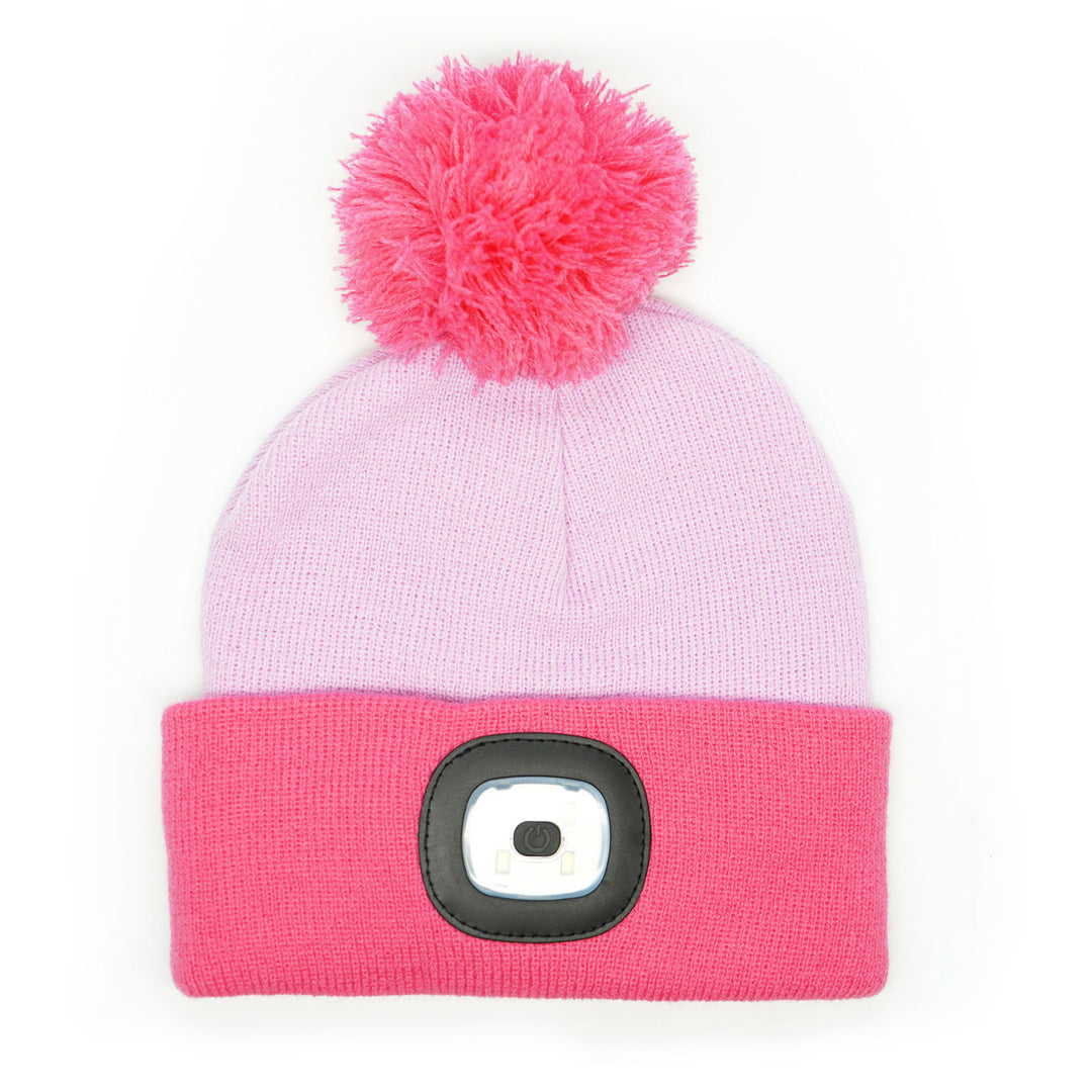 Kids Rechargeable LED Beanie - Two Tone