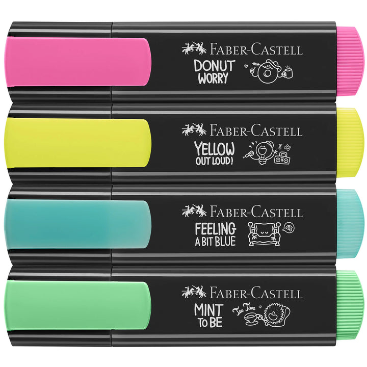 Faber-Castell Graffiti Neon Highlighters 4ct