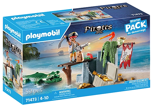 Playmobil Starter Pack Pirate with Alligator