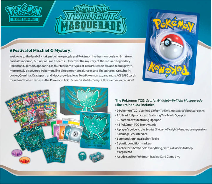 Pokemon SV06 Twilight Masquerade Elite Trainer Box