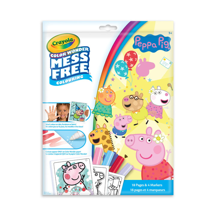 Crayola  Peppa Pig Colour Wonder Mess-Free Colouring Pages & Mini Markers