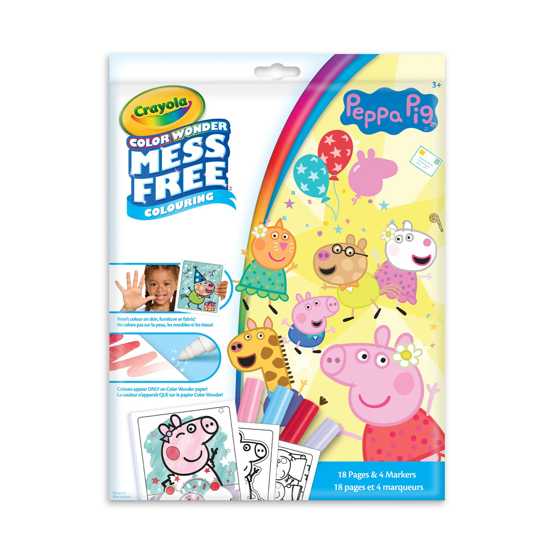 Crayola  Peppa Pig Colour Wonder Mess-Free Colouring Pages & Mini Markers