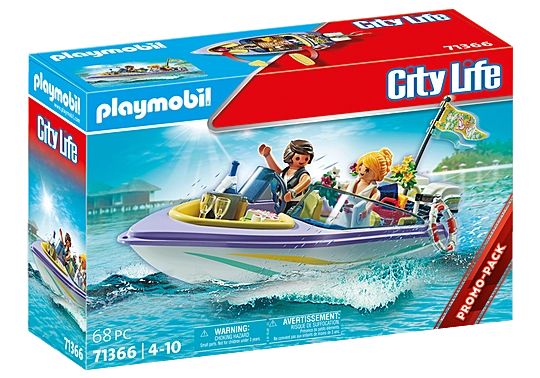 Playmobil City Life Honeymoon Speedboat Trip