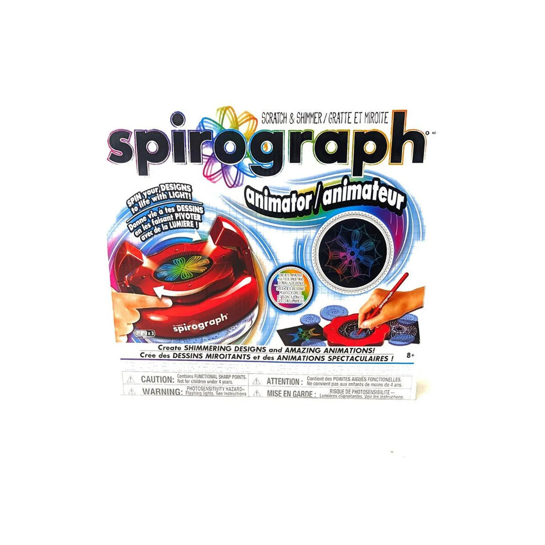 Spirograph Scratch & Shimmer Animator