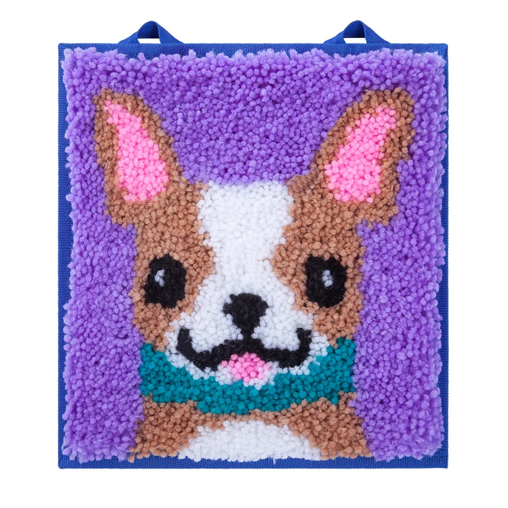 Latch Kits Frenchie Pup Mini Rug