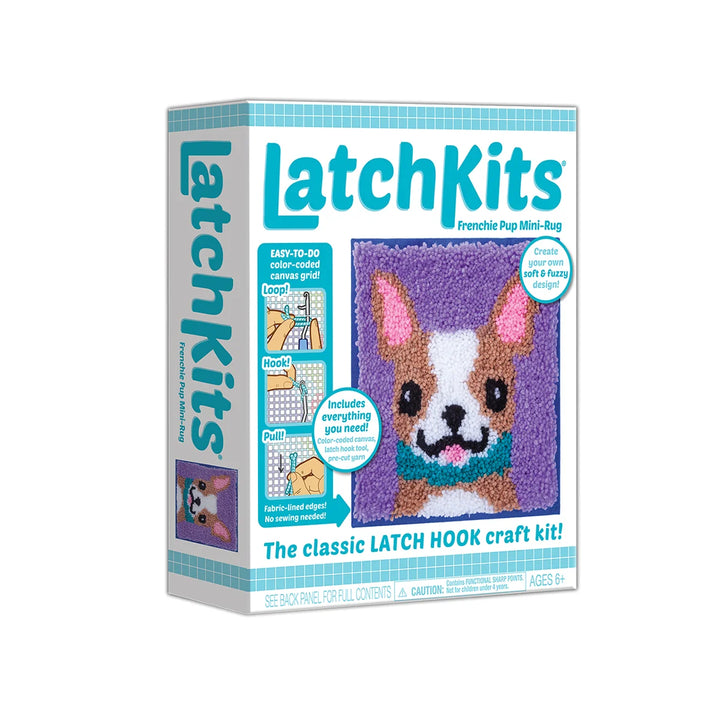 Latch Kits Frenchie Pup Mini Rug