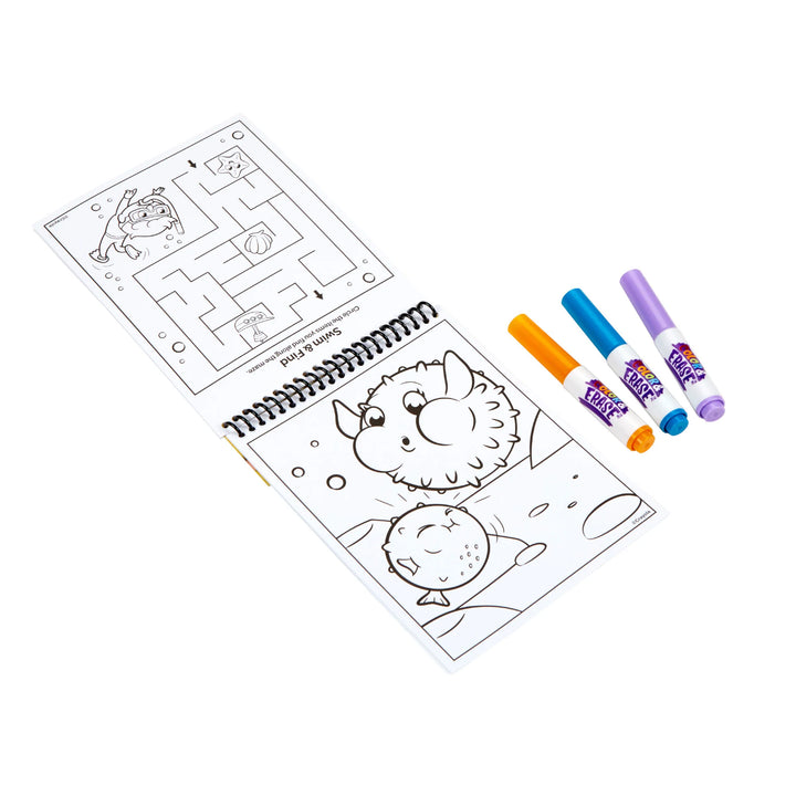 Crayola Colour & Erase Under The Sea Activity Book