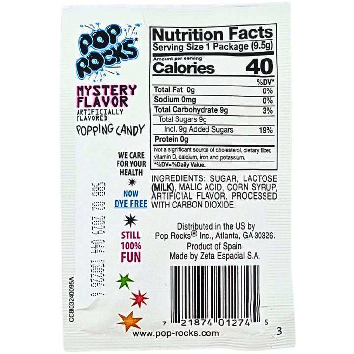Mystery Flavor Pop Rocks