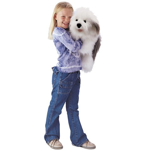 Folkmanis Sheepdog Hand Puppet