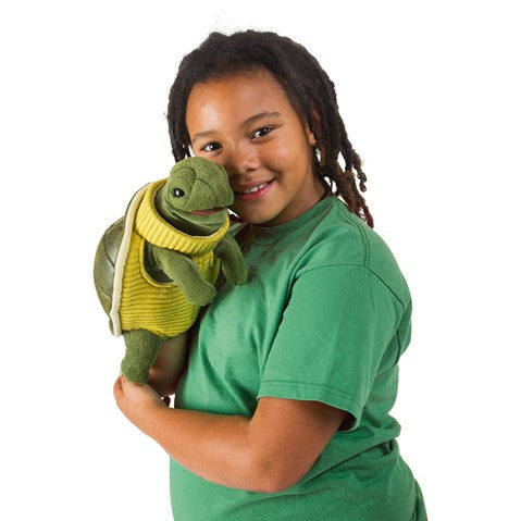 Folkmanis Turtleneck Turtle Hand Puppet
