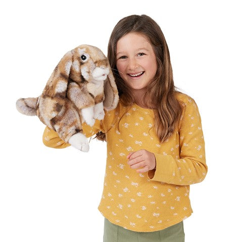 Folkmanis Silky Bunny Rabbit Hand Puppet