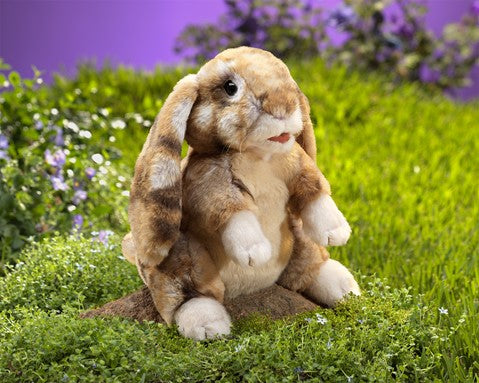 Folkmanis Silky Bunny Rabbit Hand Puppet