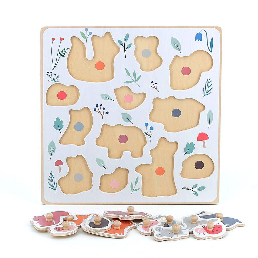 Forest Animals Peg Puzzle-  Sarah Betz