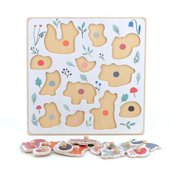 Forest Animals Peg Puzzle-  Sarah Betz
