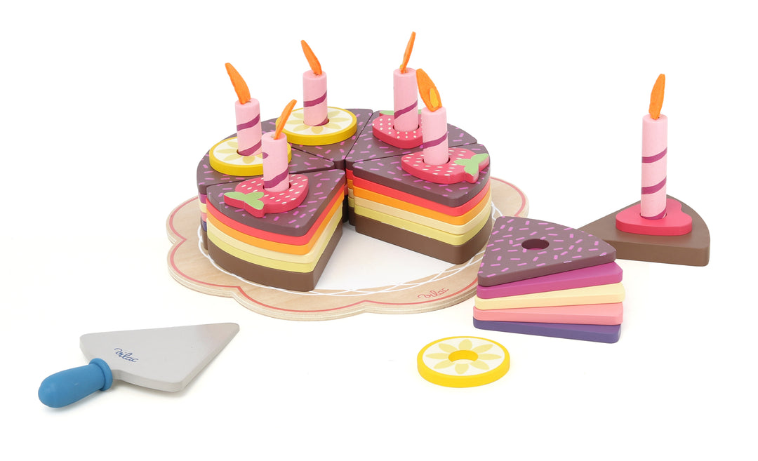 Wooden Big Birthday Cake