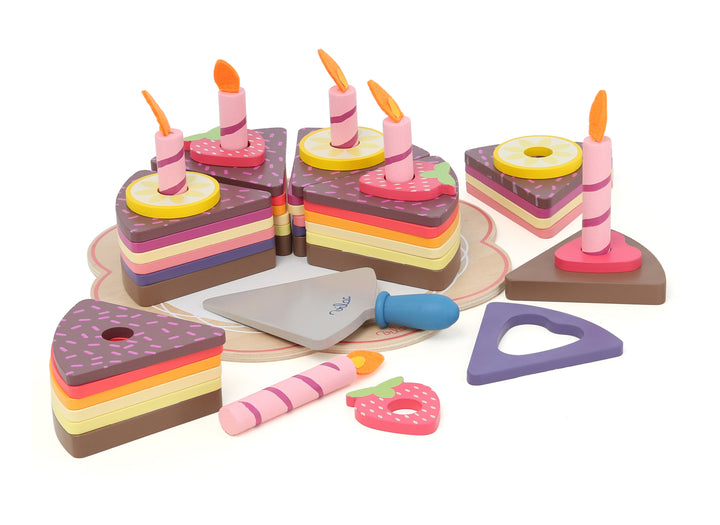 Wooden Big Birthday Cake