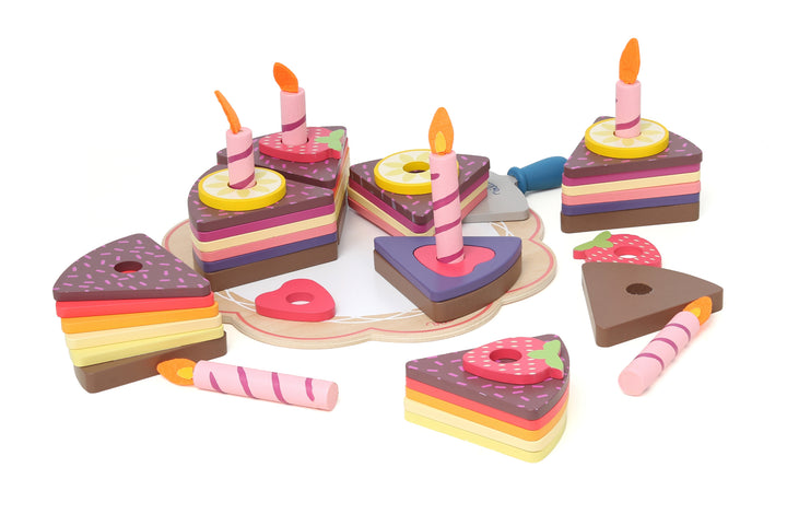 Wooden Big Birthday Cake