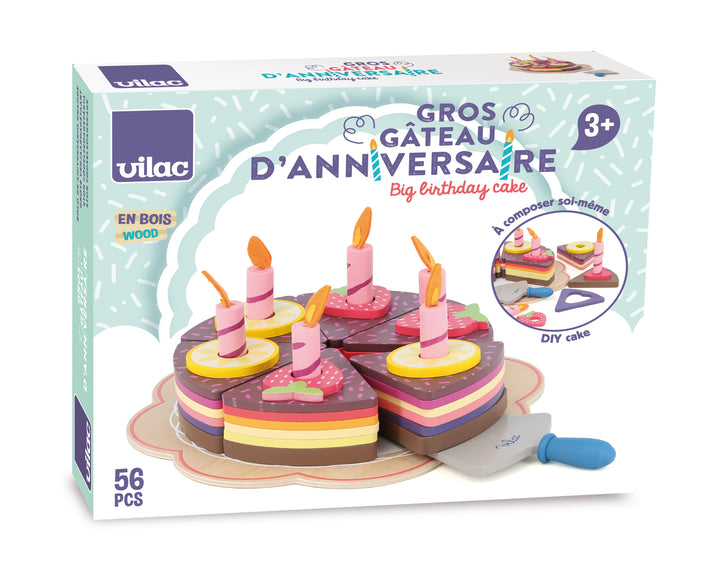 Wooden Big Birthday Cake