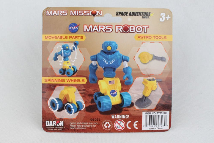 Mars Mission Mars Robot With 2 Accessories