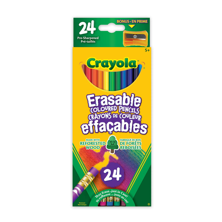 Crayola Erasable Coloured Pencils 24ct