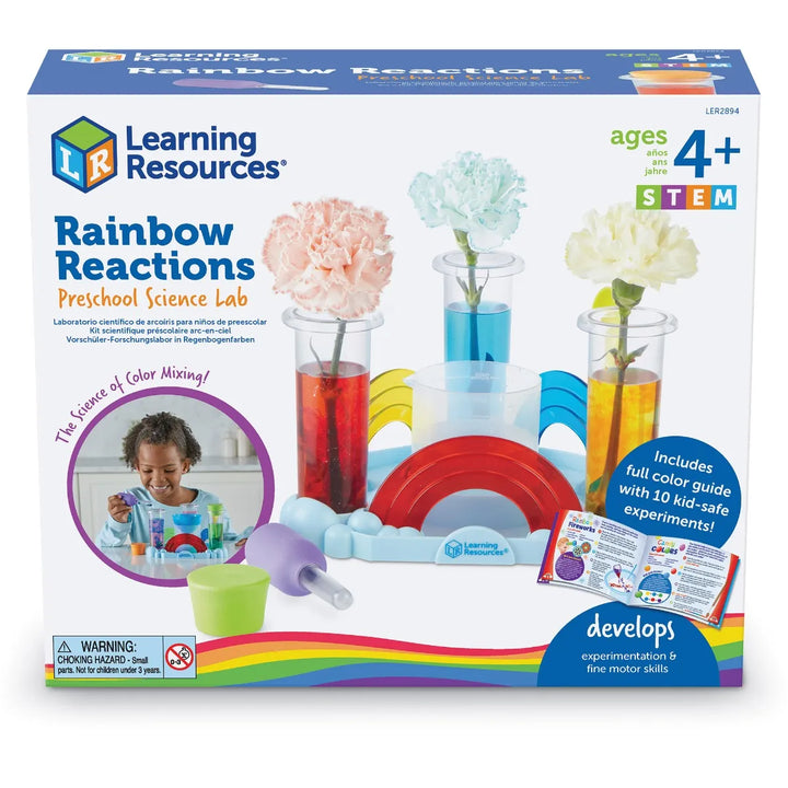 Rainbow Reactions Preschool Science Lab