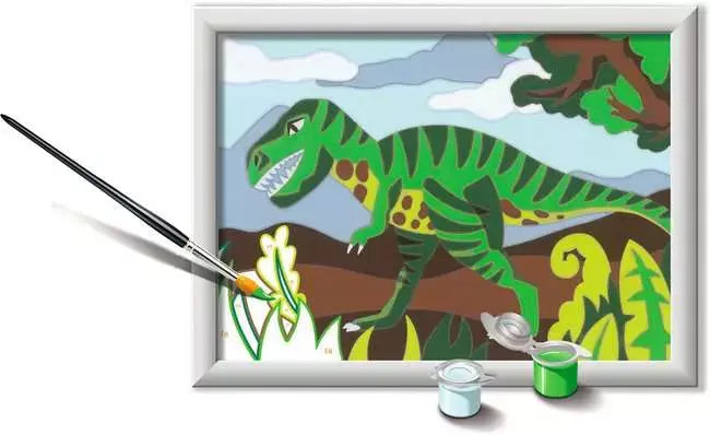 CreArt Paint by Number - Roaming Dinosaur