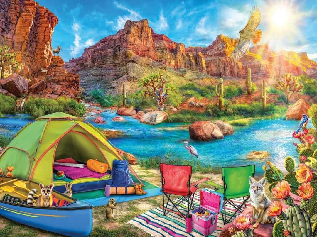 Ravensburger Canyon Camping Jigsaw Puzzle 1500pc