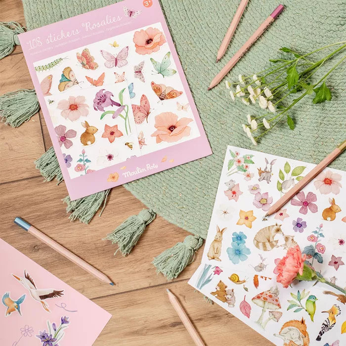 Moulin Roty Les Rosalies Pack of 108 Stickers