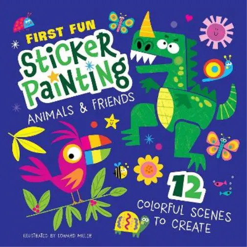 First Fun Sticker Painting-Animals & Friends