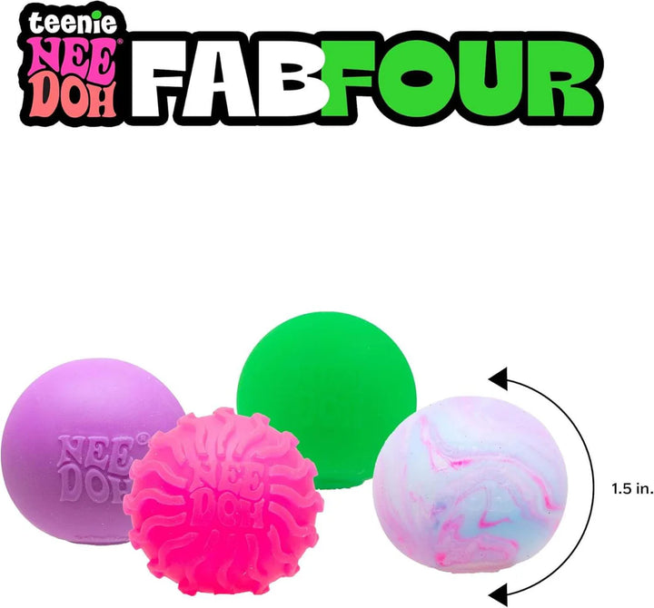 NeeDoh Teenie Fab Four Multipack -LIMIT 2 PER CUSTOMER