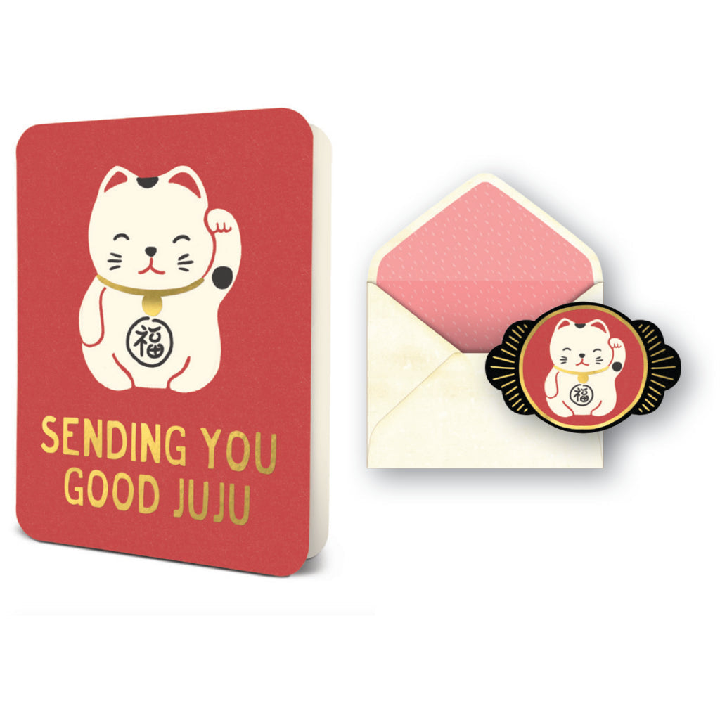 Sending You Good Juju Deluxe Greeting Card