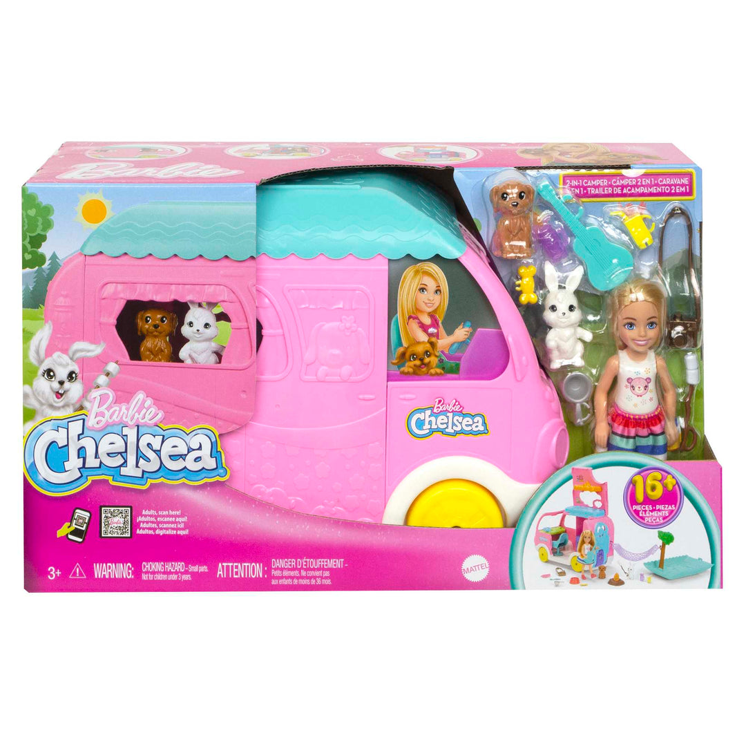 Barbie Chelsea 2-In-1 Camper Playset