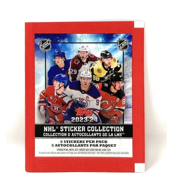 2023-24 Topps NHL Sticker Packs