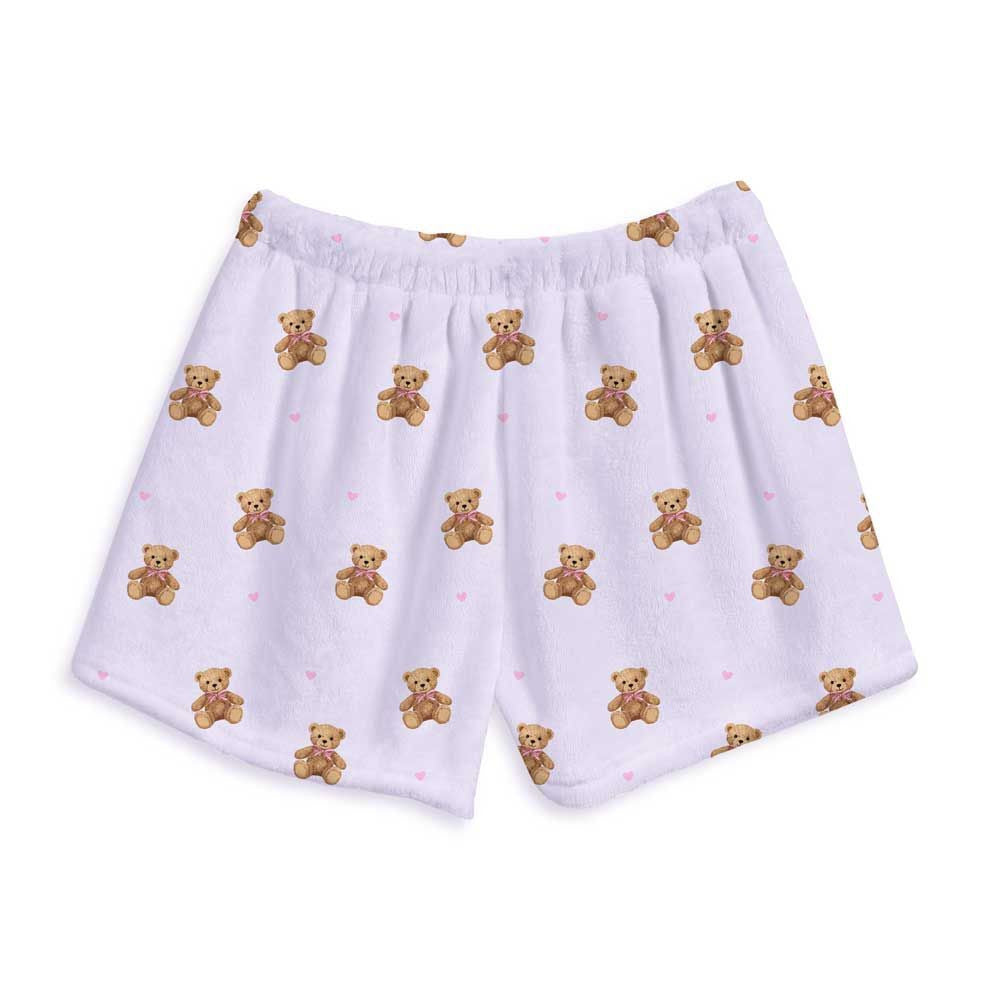 Top Trenz Teddy Bear Fuzzy Shorts