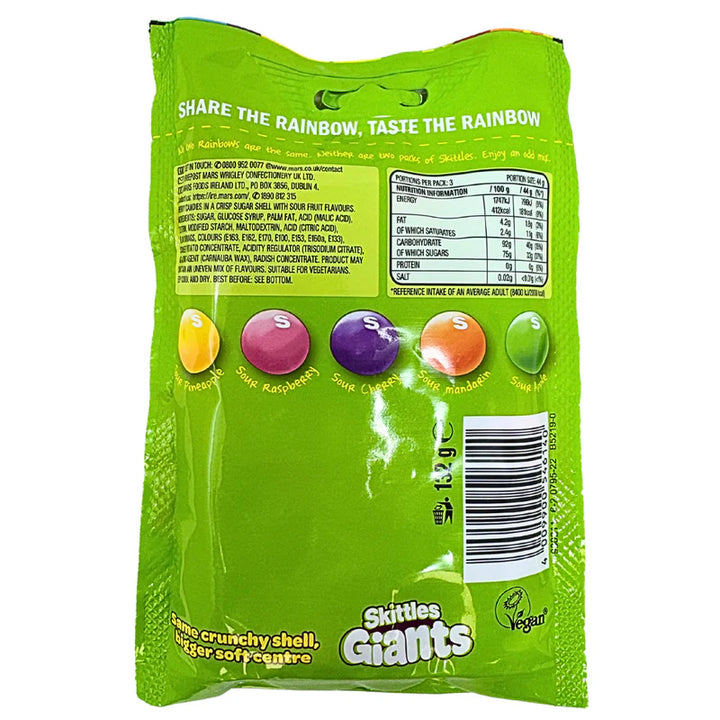 Skittles GIANTS Crazy Sours 132g