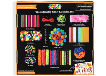 Smarts and Crafts Monster Craft Kit