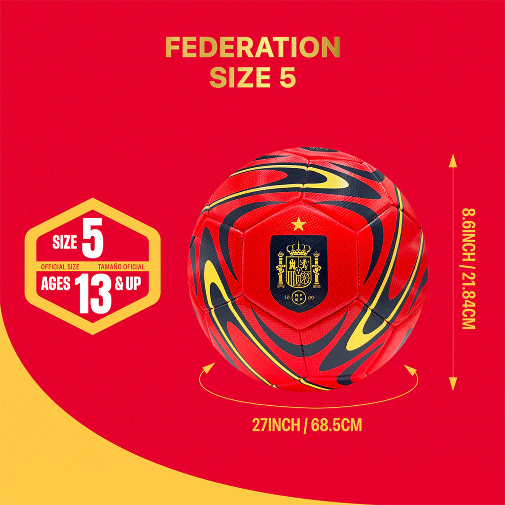 Spain RFEF Large Soccer Ball-OFFICIAL