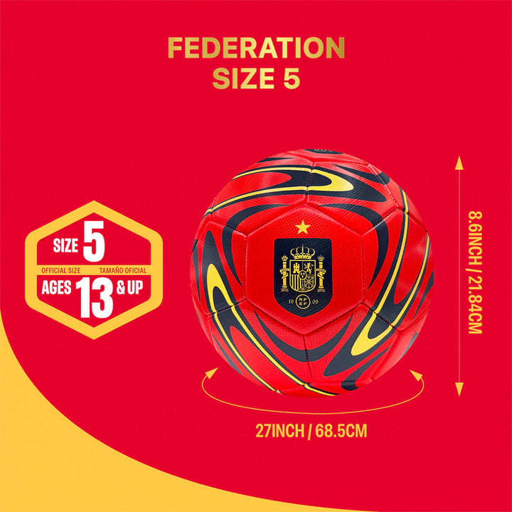 Spain RFEF Large Soccer Ball-OFFICIAL