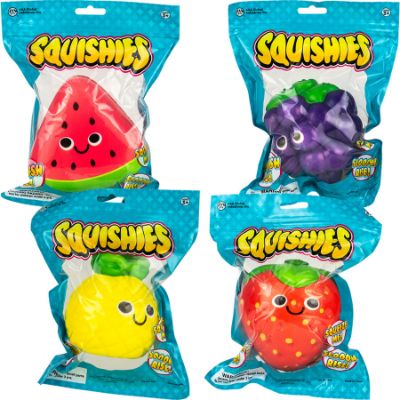 Slow Rise Funny Face Fruit Squishies Assortment