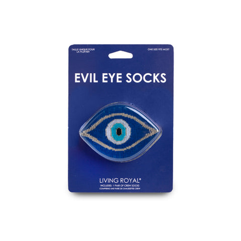 Adults Evil Eye 3D Crew Socks